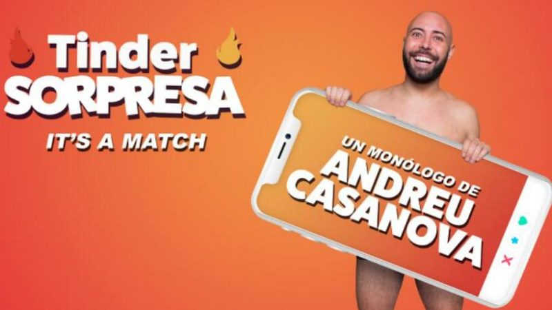 ANDREU CASANOVA presenta ‘TINDER SORPRESA’ en Rambleta