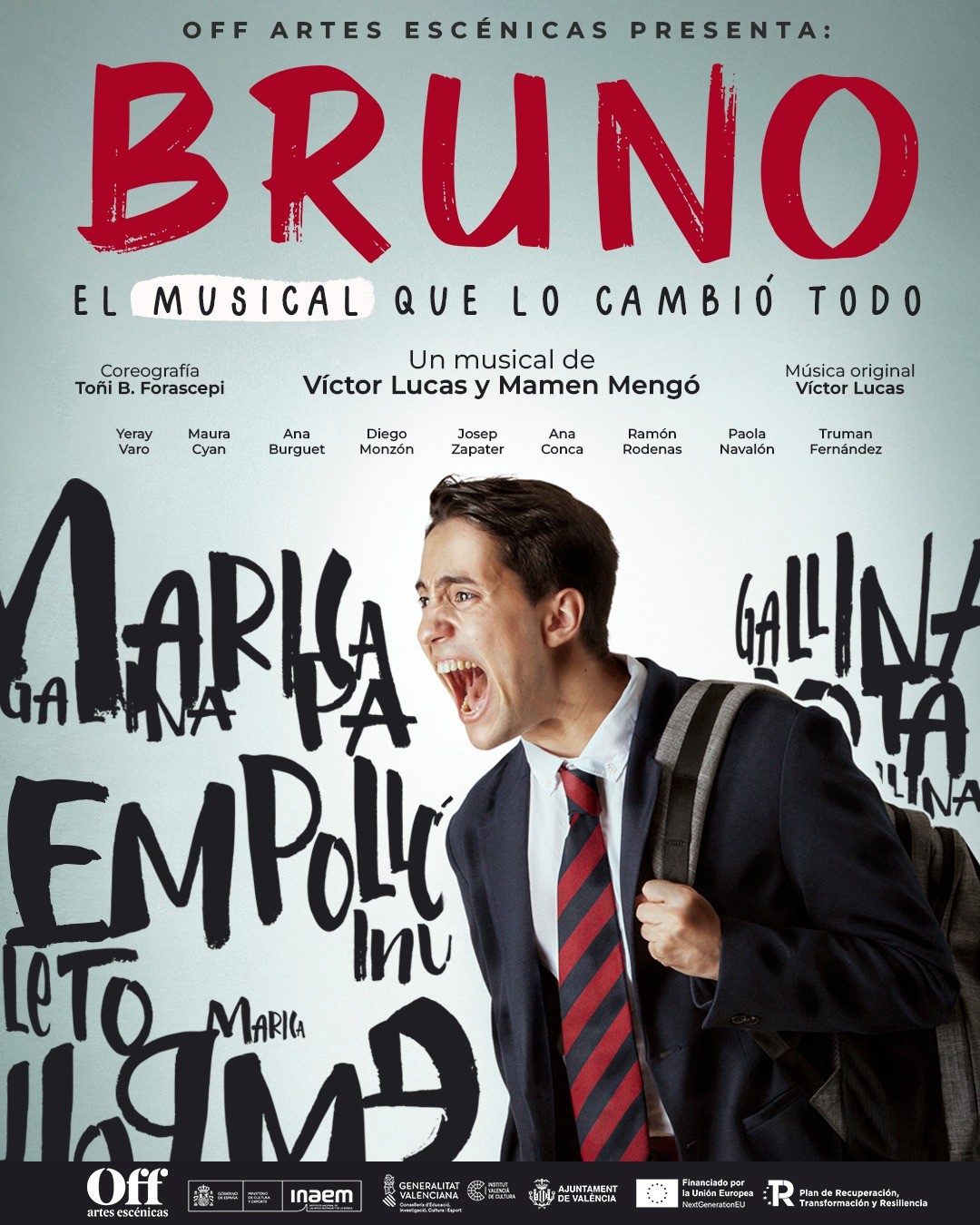 El teatro planta cara al bullying: Off Compañía presenta “BRUNO, el musical que lo cambió todo”
