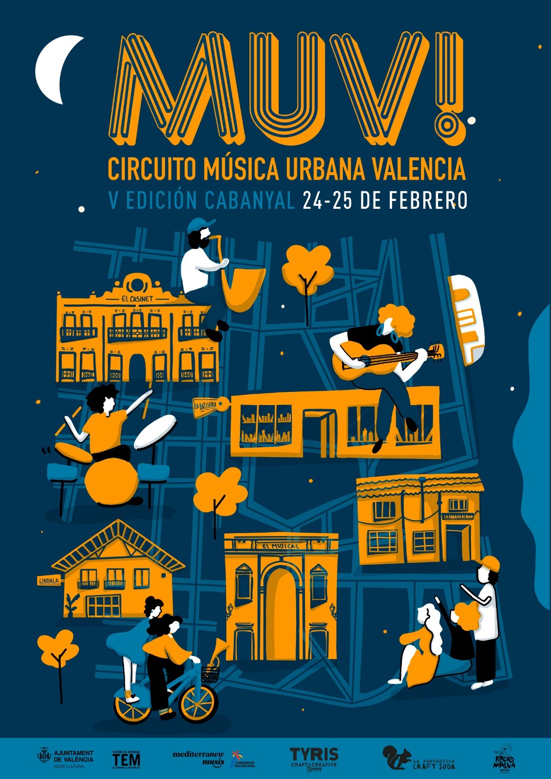 El Festival MUV! Circuito Música Urbana Valencia retoma su pulso musical