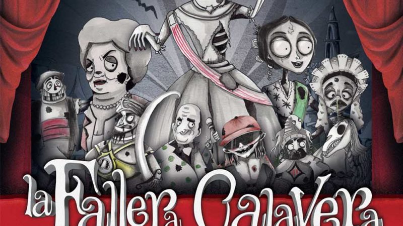 La Sala  𝐥’Horta presenta “La fallera calavera”, adaptación teatral del fenómeno viral que llevó la estética de Tim Burton al folklore valenciano