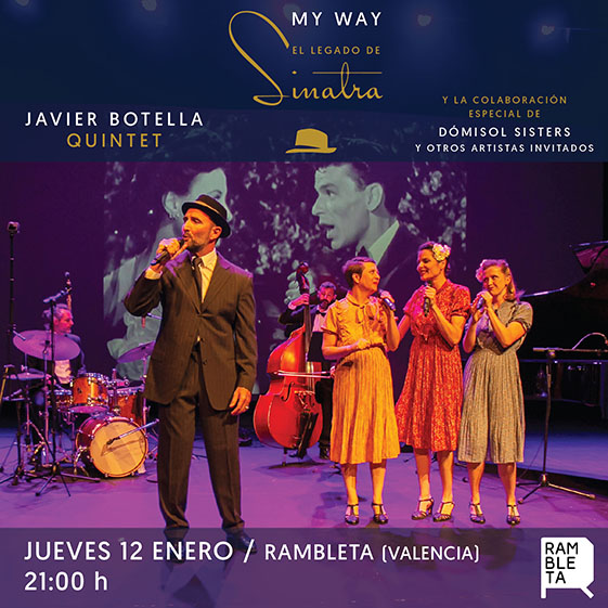El espectáculo musical My Way: El legado de Sinatra vuelve a La Rambleta de Valencia