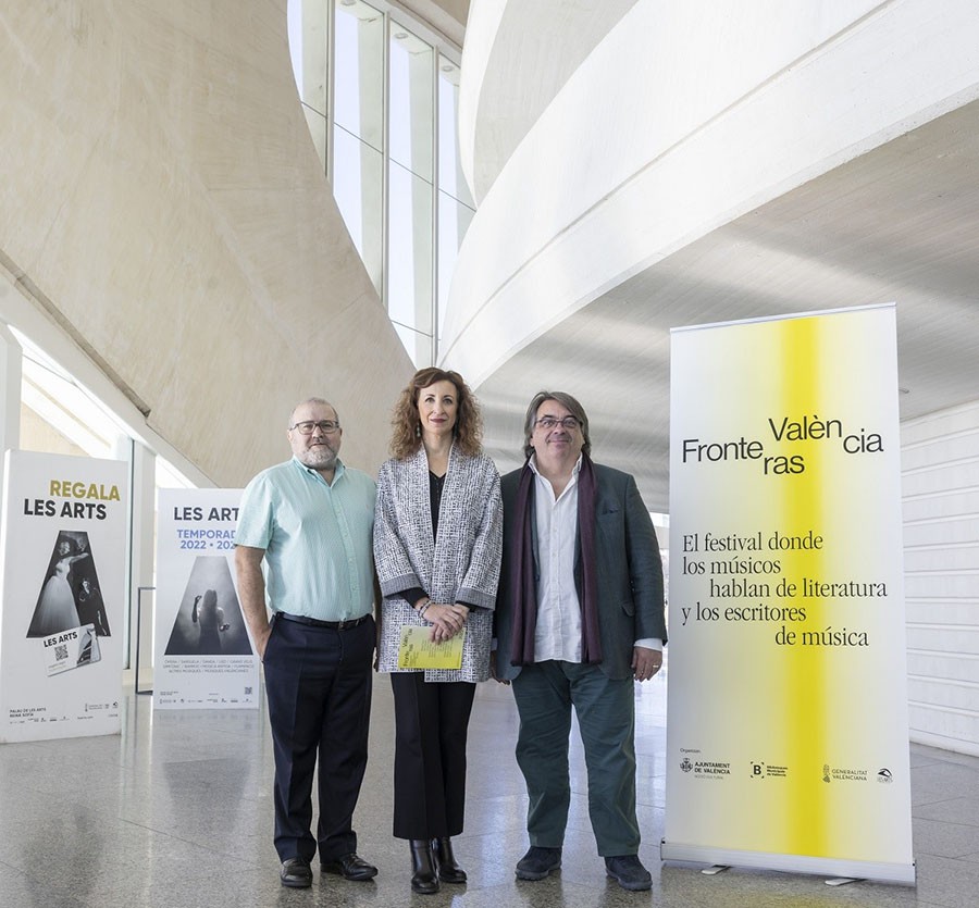 Les Arts acoge Fronteras, festival que fusiona música y literatura, con Manuel Vicent, Rodrigo Cortés, Sole Giménez, Elisabet Benavent o Carmen Linares