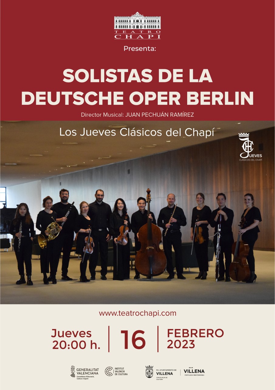Los solistas de la Deutsche Oper Berlin en “Los jueves clásicos del Chapí”