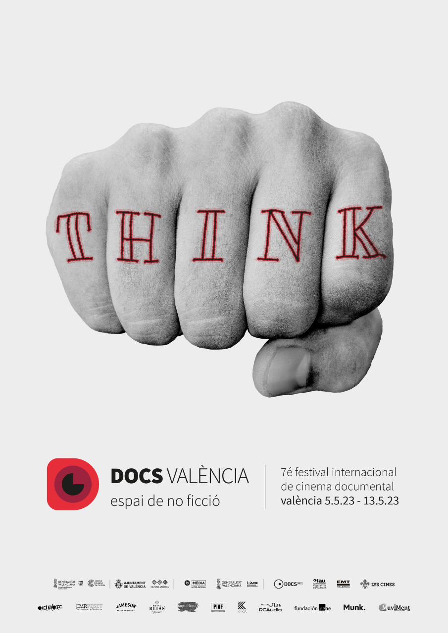 La VII edición de DocsValència presenta un cartel que reflexiona sobre la importancia del pensamiento crítico