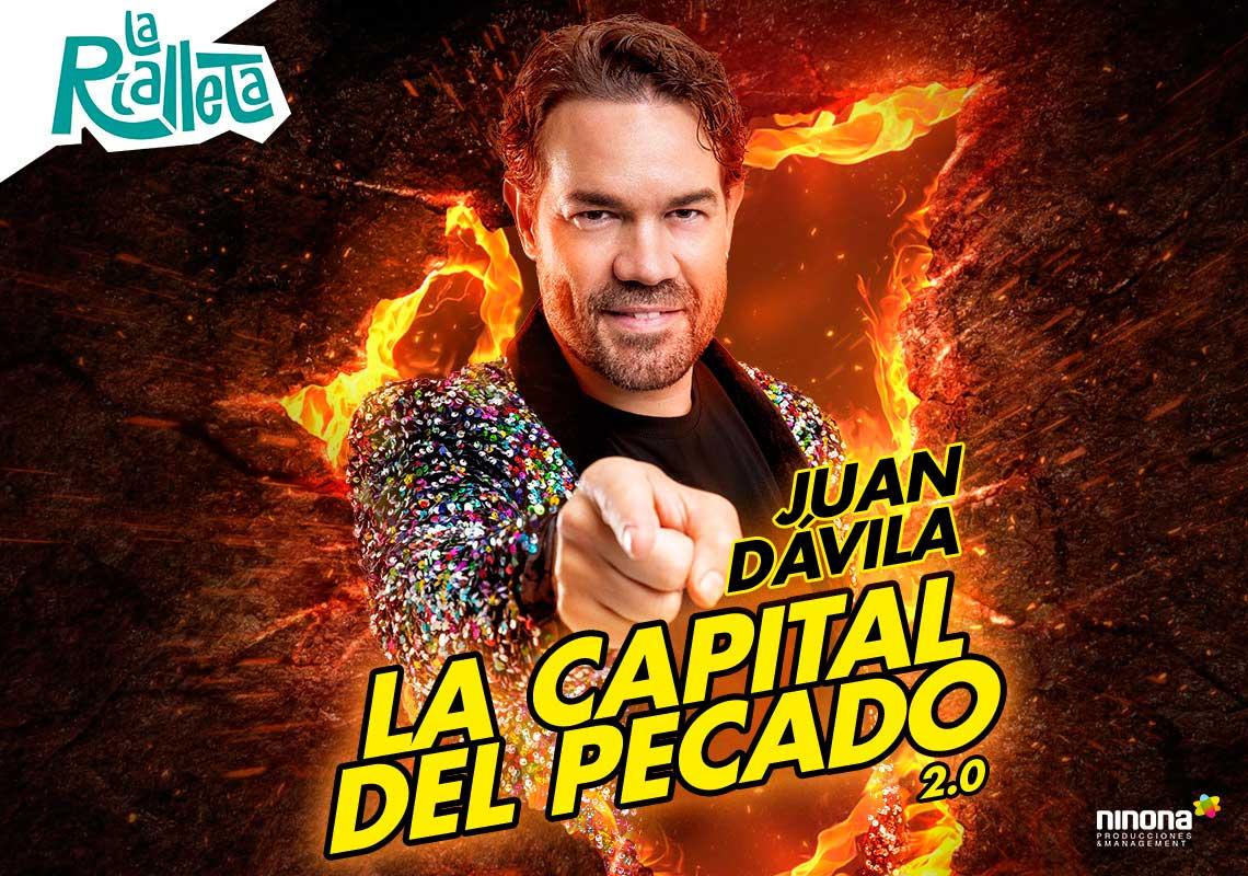 Juan Dávila con ‘La capital del pecado 2.0’ en Valencia