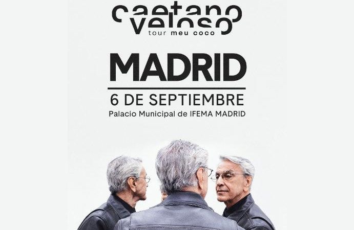 Concierto Caetano Veloso – Tour Meu Coco en Madrid