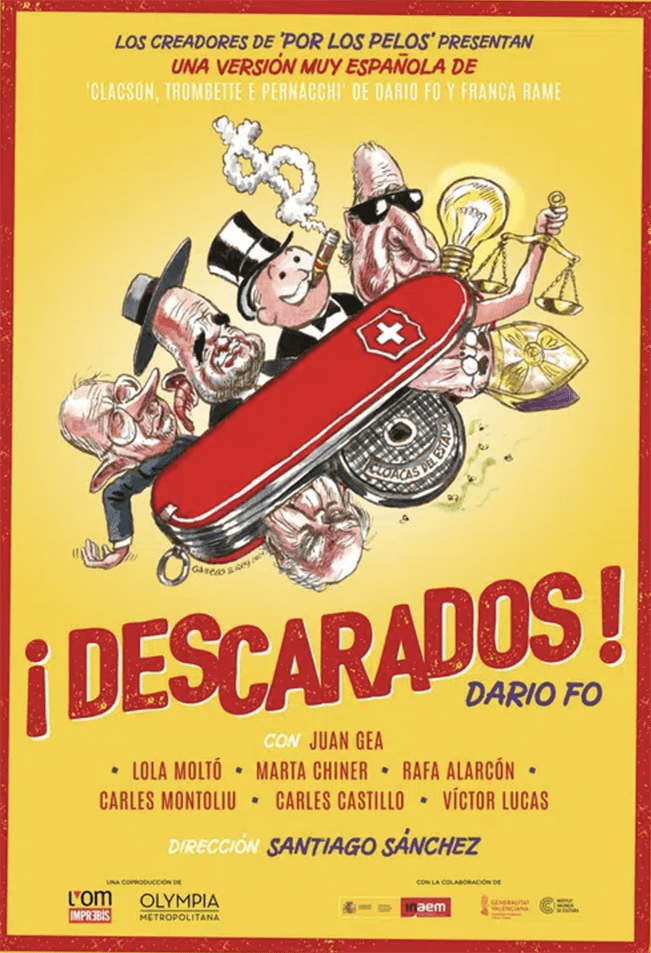 “Descarados”, Dario Fo e Imprebis saben más del emérito que nadie