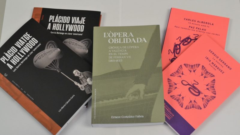 El Institut Valencià de Cultura presenta cuatro libros de cine, música y artes escénicas a la 58 Feria del Libro de Valencia