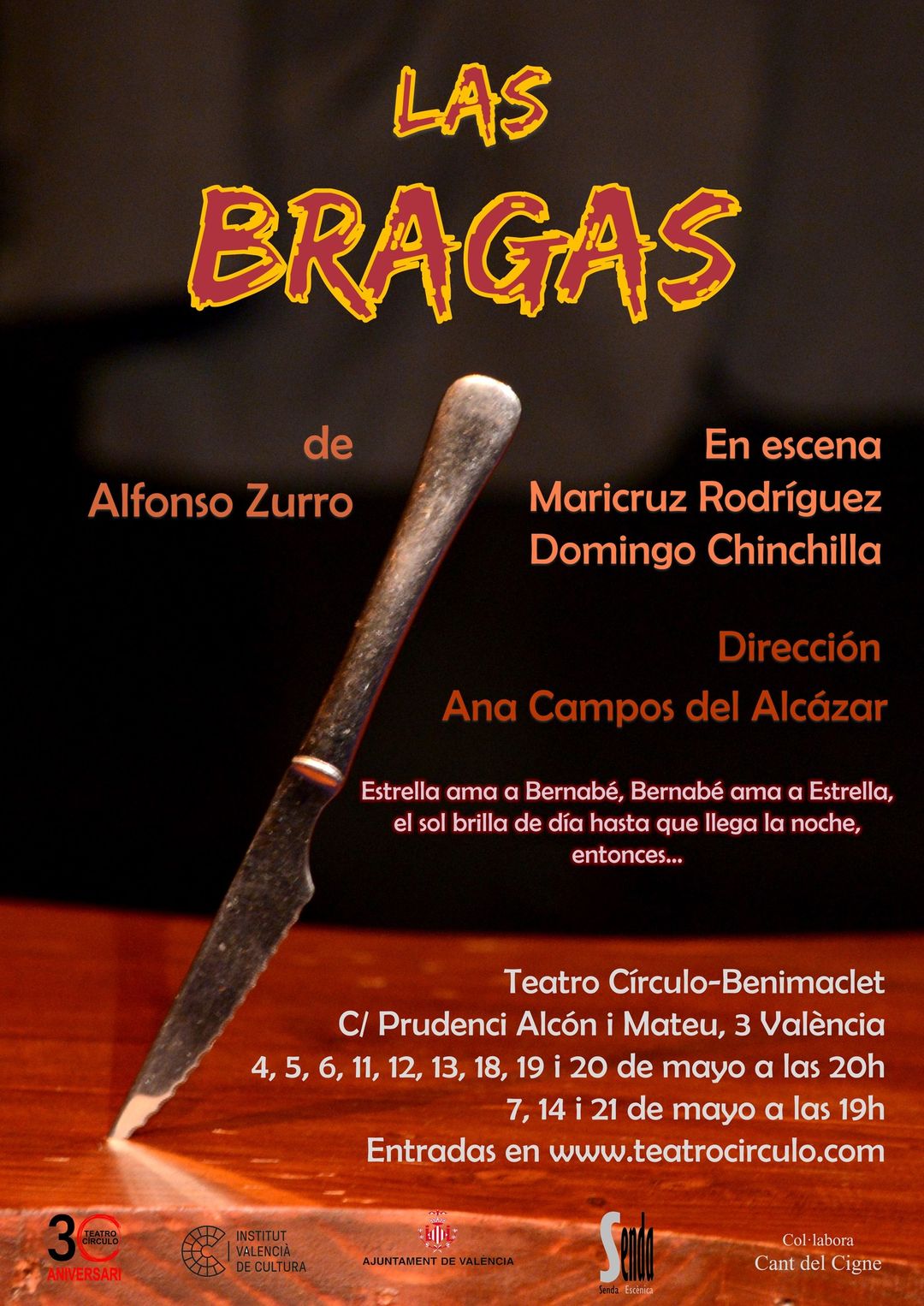 “LAS BRAGAS”  – Teatro Círculo