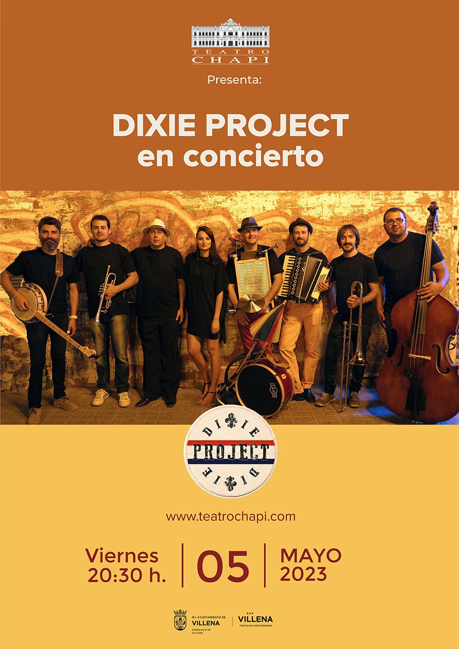 Concierto de la banda “Dixie Project” en el Teatro Chapí