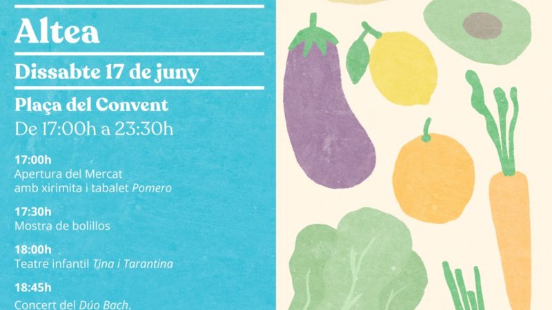 Vuelve el Mercat del Convent de Altea en su edición de verano