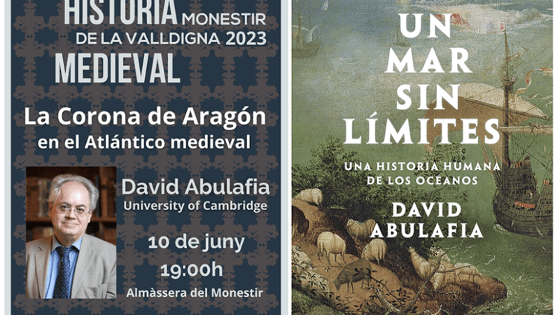 El gran historiador de los mares y los océanos, David Abulafia, llega al Monasterio de Valldigna