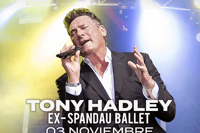 Tony Hadley, uno de los vocalistas más destacados de la música pop, se presenta en un espectacular concierto que repasará sus myores éxitos y su increible carrera musical