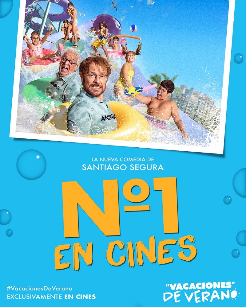 VACACIONES DE VERANO – ¡LA COMEDIA DIRIGIDA POR SANTIAGO SEGURA ES NÚMERO 1 EN CINES!