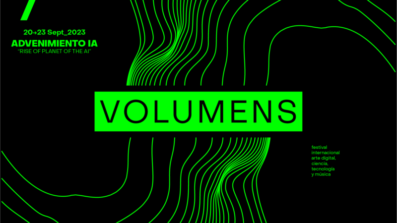 El festival VOlumens se sumergirá en la Inteligencia Artificial aplicada al arte en su séptima edición