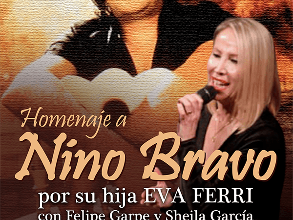 Homenaje a NINO BRAVO en Valencia por su hija Eva Ferri