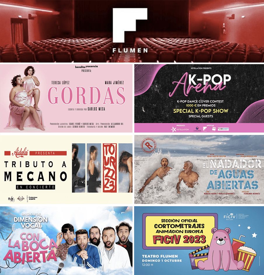 El Teatro Flumen inicia temporada con Gordas, K-Pop y Mecano, entre otras muchas propuestas
