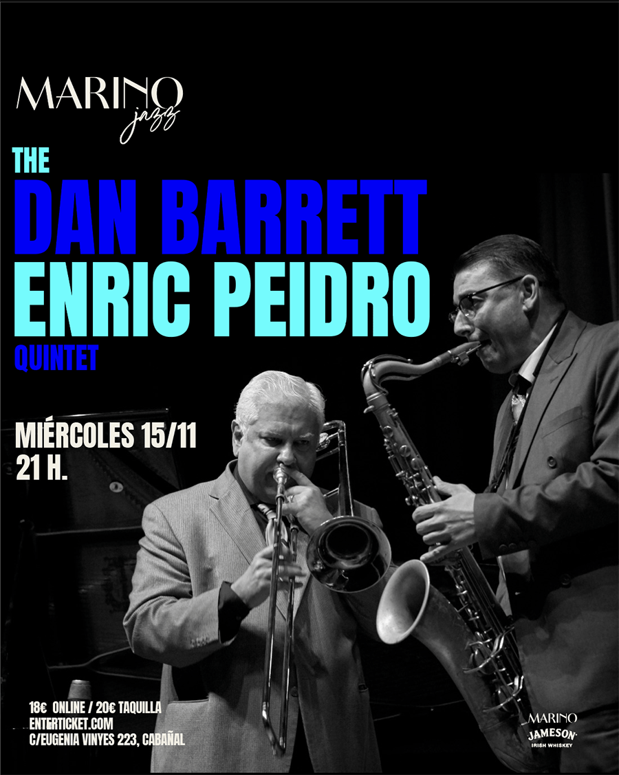 La primera división del jazz clásico llega a Marino Jazz de la mano de The Dan Barrett-Enric Peidro Quintet