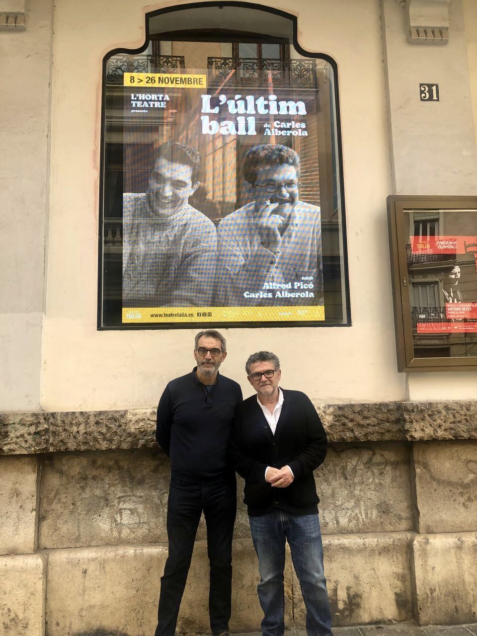 Carles Alberola y Alfred Picó protagonizan “L’últim ball”, una comedia sobre la felicidad, el teatro y las segundas oportunidades