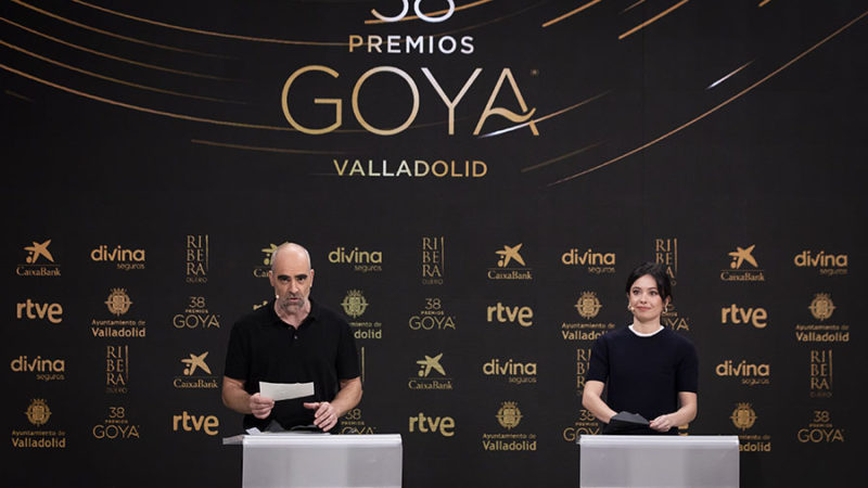 Nominados y nominadas a los 38 Premios Goya
