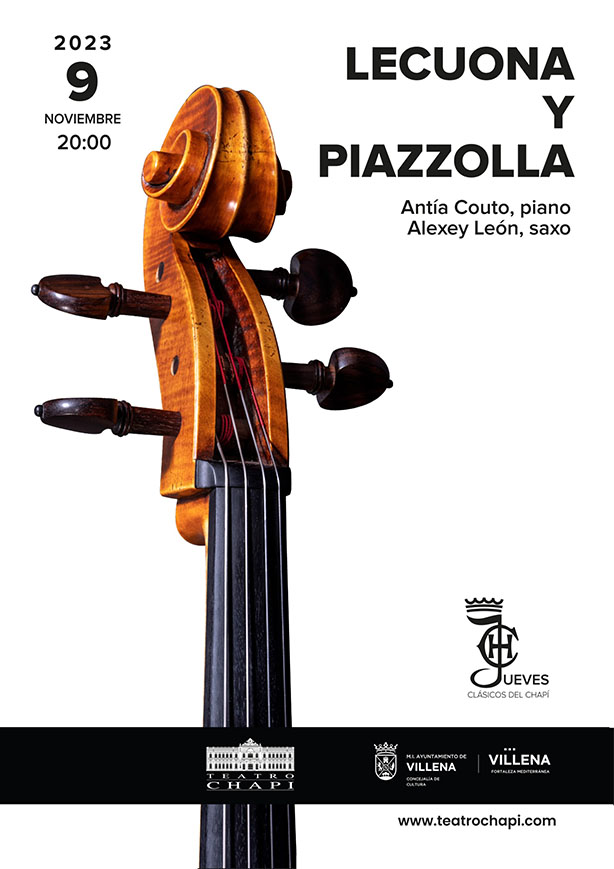Continúa el ciclo “Los jueves clásicos del Chapí” con la música de Lecuona y Piazzolla