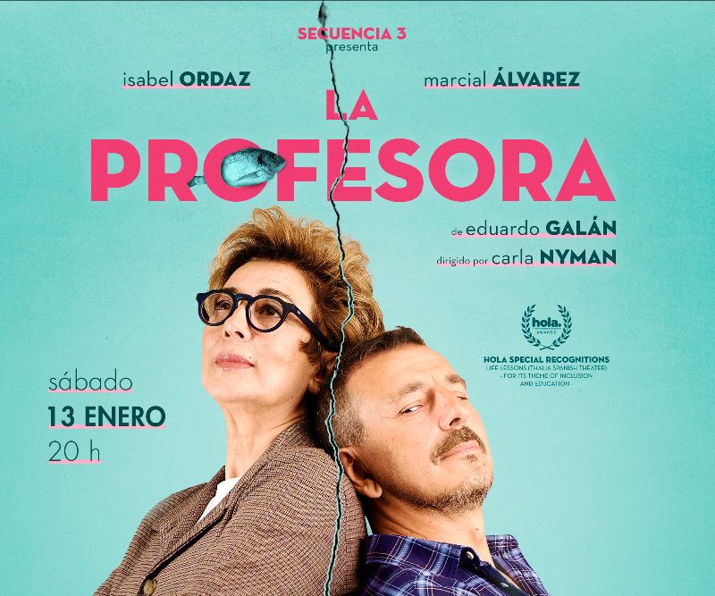Isabel Ordaz y Marcial Álvarez protagonizan ‘LA PROFESORA’