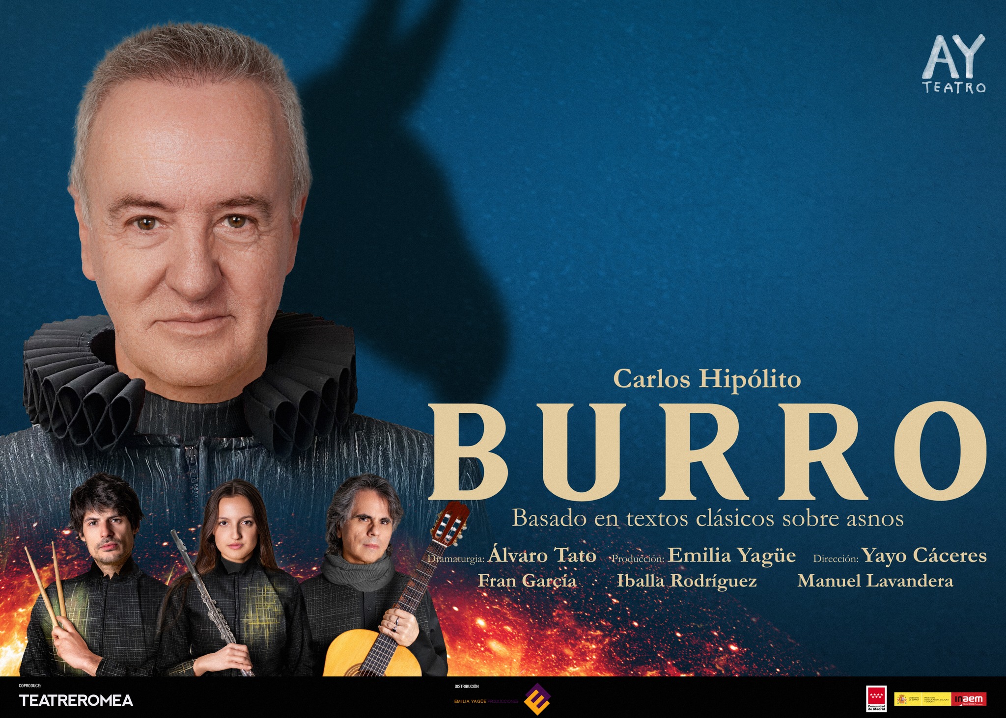 Carlos Hipólito protagoniza “BURRO”