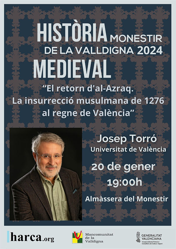 “El retorno de al-Azraq”, la primera conferencia histórica del 2024 en el monasterio de Valldigna