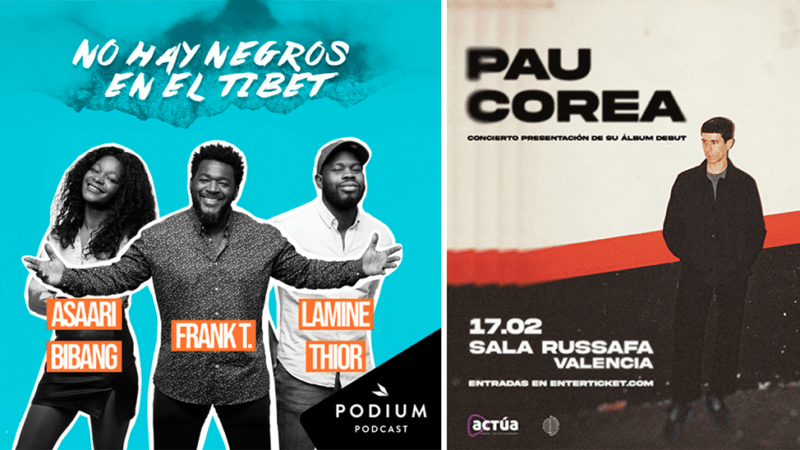 Sala Russafa acoge dos ‘live show’ del podcast No hay negros en el Tíbet y la presentación en directo del primer disco de Pau Corea