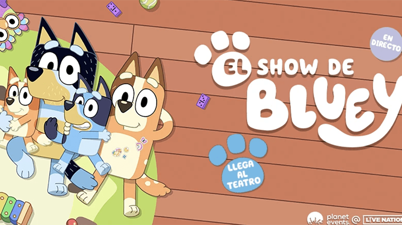 “EL SHOW DE BLUEY” POR PRIMERA VEZ EN ESPAÑA