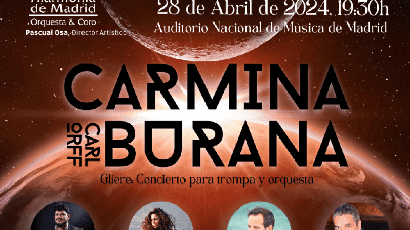 Carmina Burana y Concierto para Trompa de Glière