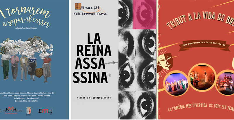 Presentación de la primera novela de Mamen Monsoriu y tres propuestas dentro del ‘Cicle Teatre Amateur Cinc Estreles’ en Sala Russafa