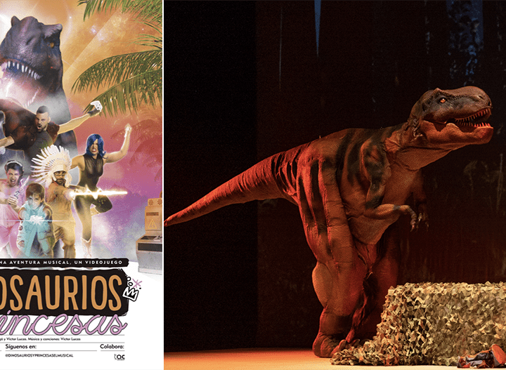 El musical familiar “Dinosaurios y princesas” en el Teatro Chapí de Villena