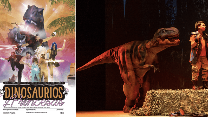 El musical familiar “Dinosaurios y princesas” en el Teatro Chapí de Villena