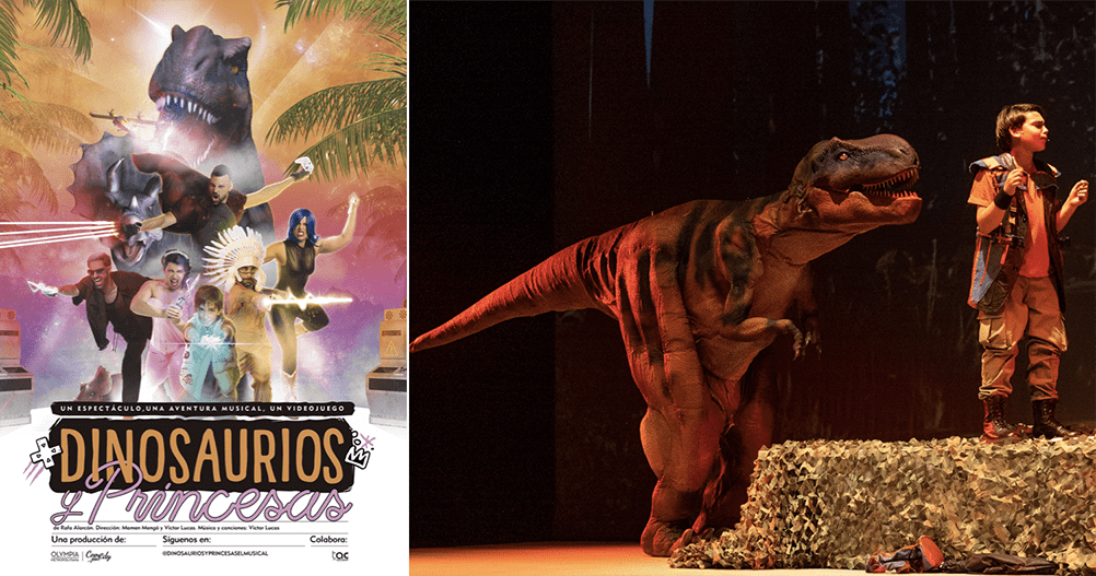 El musical familiar “Dinosaurios y princesas” en el Teatro Chapí de Villena