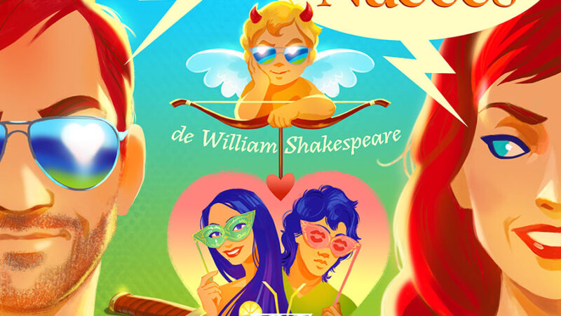 Shakespeare viaja a los años 80 en el montaje de ‘Mucho ruido y pocas nueces’ que estrena el Festival de Talleres de Teatro Clásico de Sala Russafa