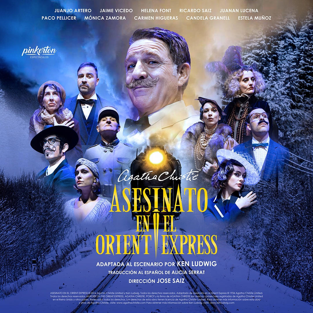 Juanjo Artero encabeza Asesinato en el Orient Express, la nueva producción de Espectáculos Pinkerton