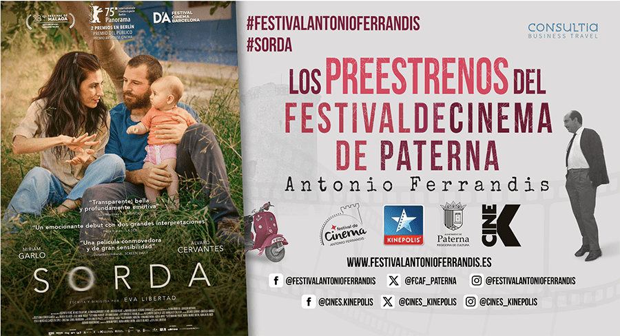 EVA LIBERTAD, MIRIAM GARLO Y ÁLVARO CERVANTES PRESENTAN “SORDA” EN KINÉPOLIS VALENCIA