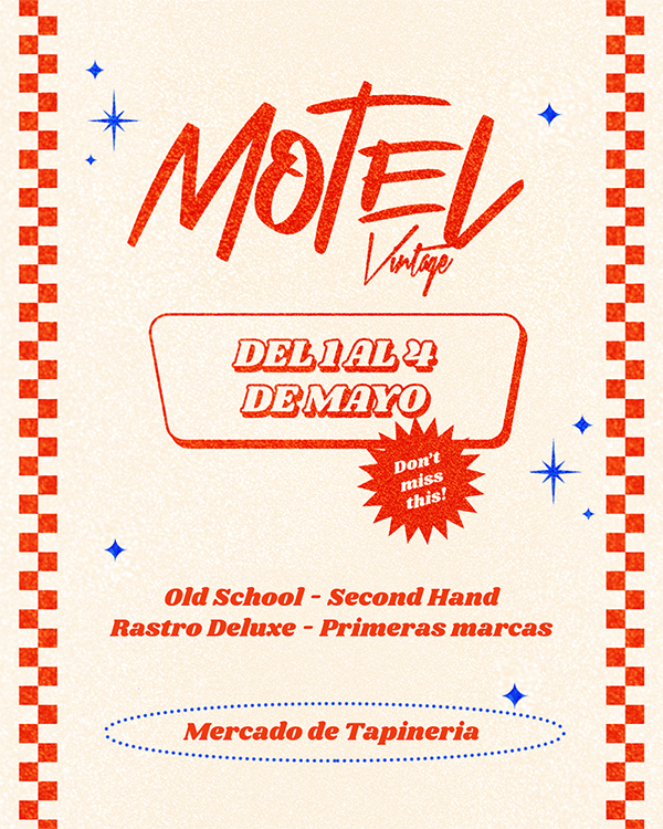 Mercado de Tapineria vuelve con Motel Vintage