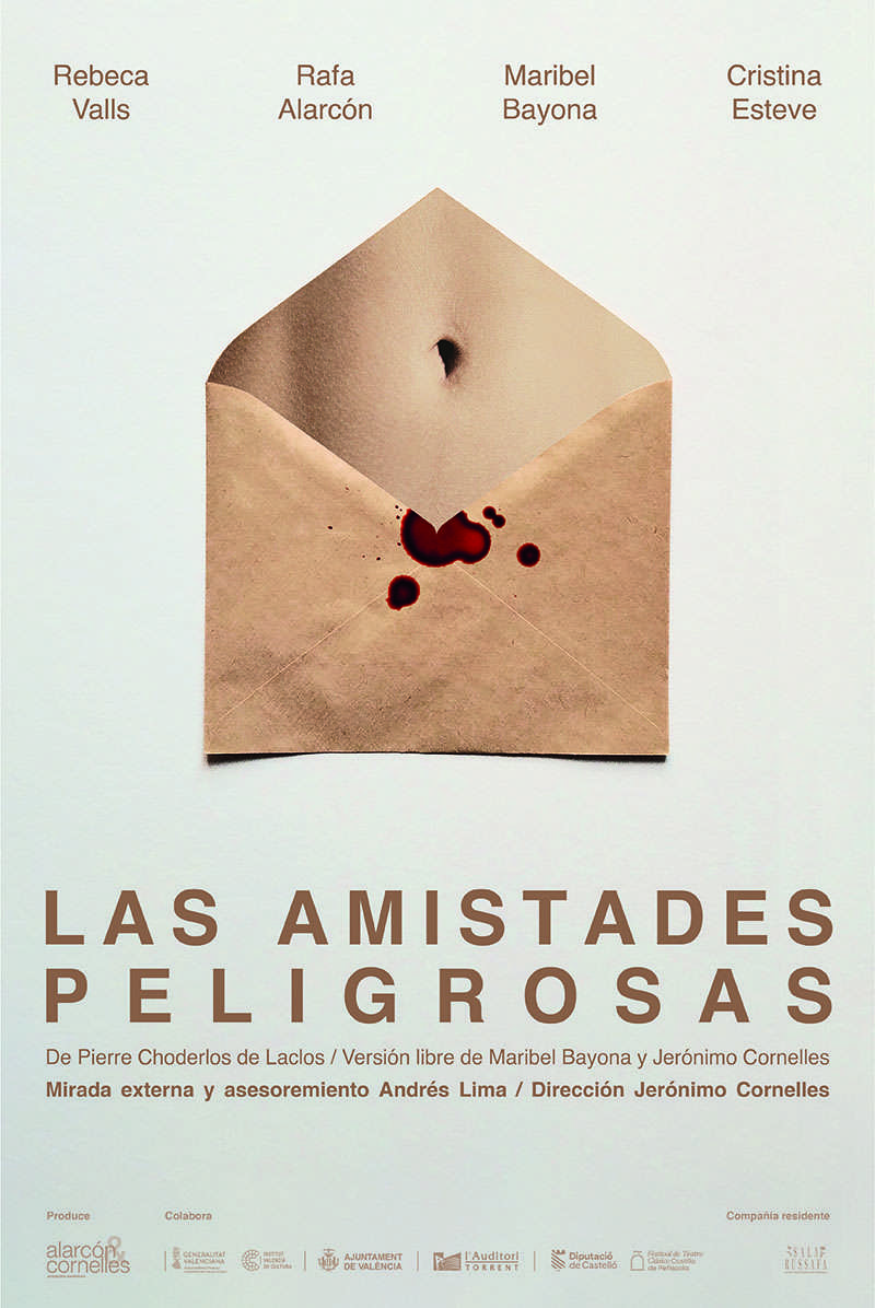 Del género epistolar a la videoconferencia, alarcón&cornelles estrena en mayo una versión escénica de Las amistades peligrosas