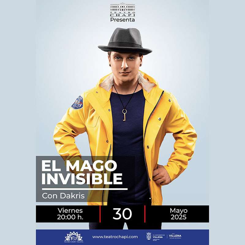 Magia en el Teatro Chapí con Drakis “El mago invisible”