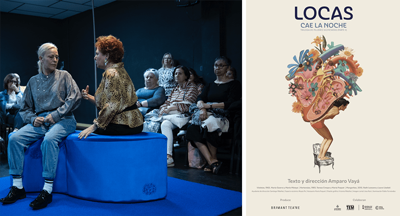 Últimas funciones de “Locas. Cae la noche” en Teatro Off