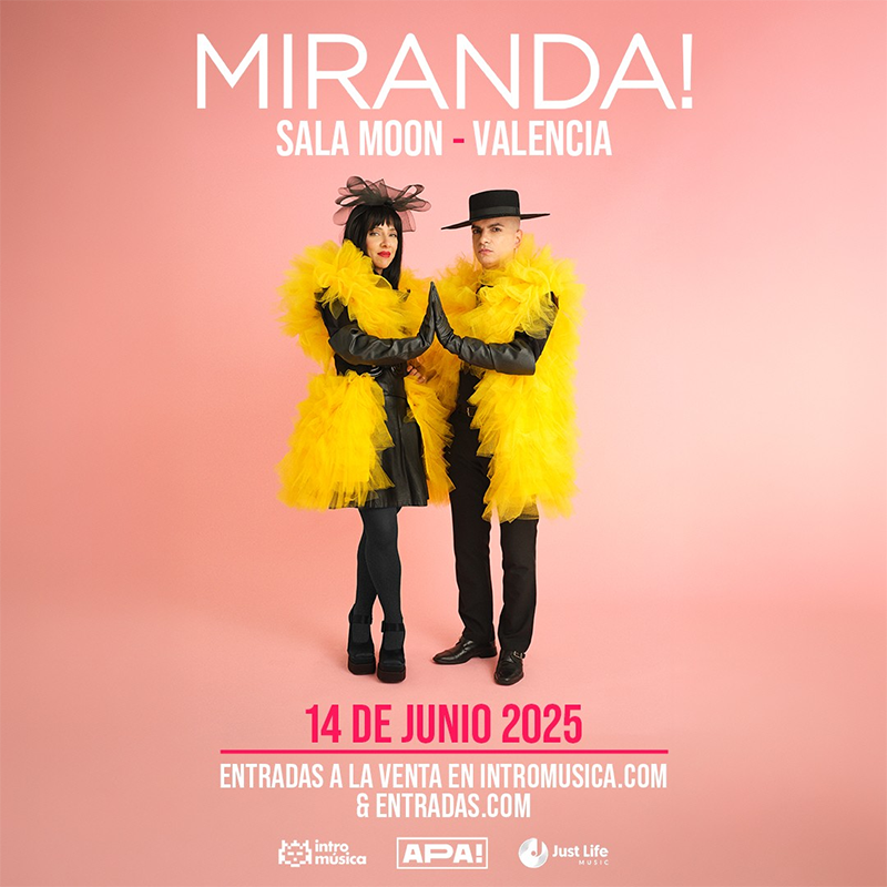 MIRANDA!, el exitoso dúo argentino llega a Valencia