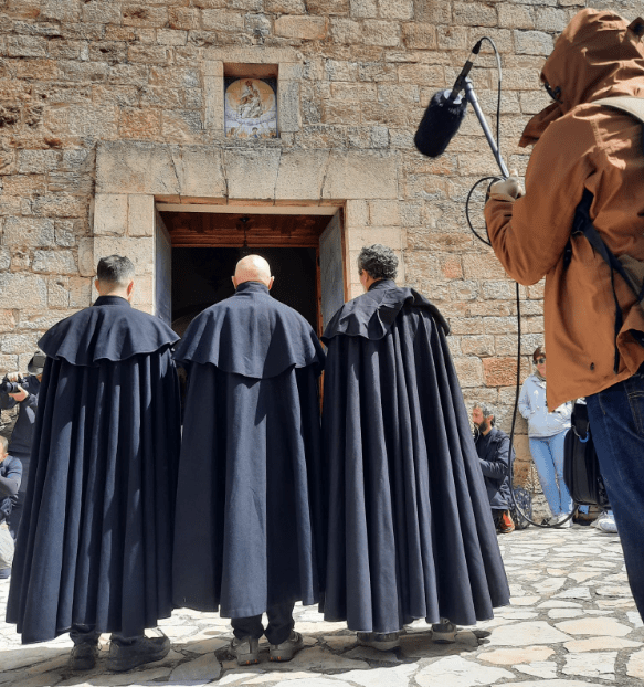 El Institut Valencià de Cultura graba los cantos de los Peregrinos de Les Useres para garantizar su conservación