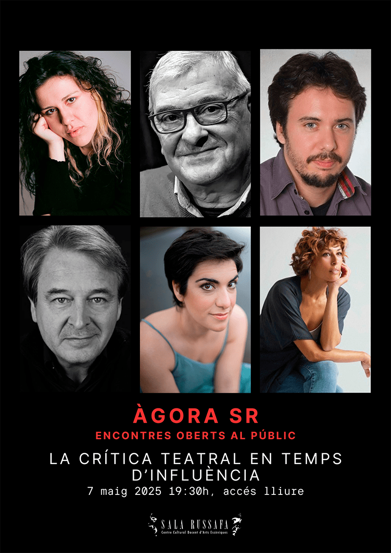 Arranca #ÀgoraSR, un espacio de conversación entre el público e invitados especiales en Sala Russafa