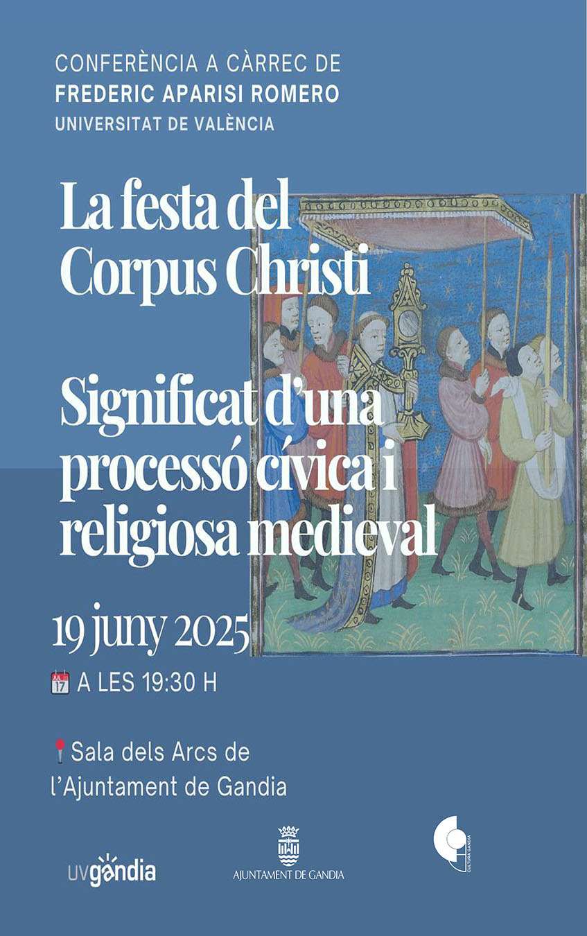 Frederic Aparisi Romero analiza el origen medieval de la fiesta del Corpus Christi