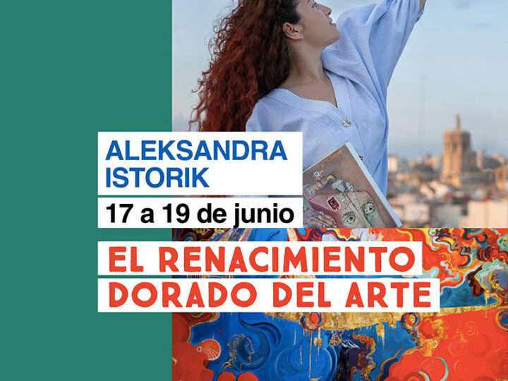 El Mercado Central acoge esta semana ‘El renacimiento dorado del arte’, de Aleksandra Istorik, una experiencia en la que la artista hispano-rusa interactuará con el público