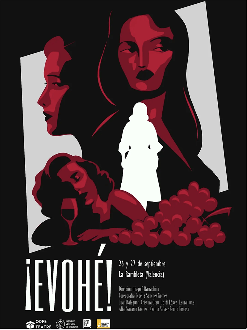 Orfe Teatre estrena ‘¡Evohé!’, un thriller escénico sobre sumisión química y poder