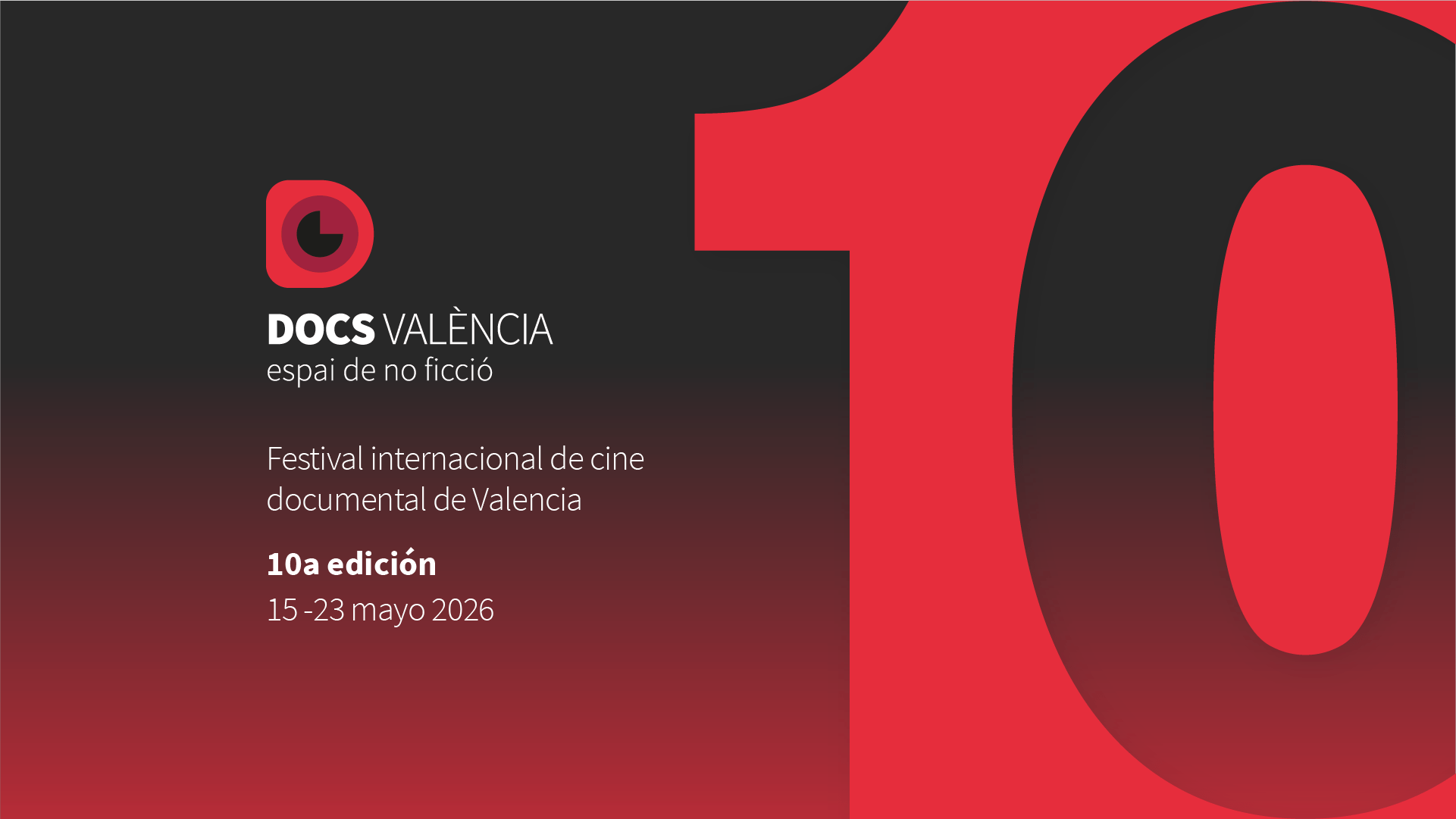 DocsValencia celebrará su décima edición del 15 al 23 de mayo de 2026