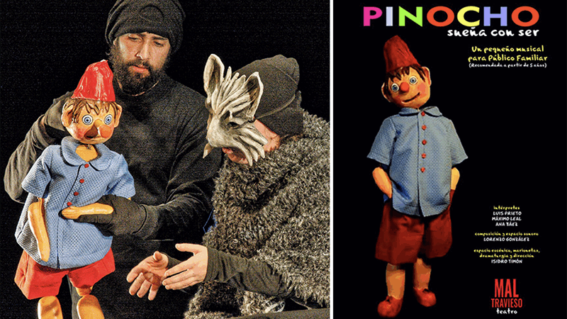 Una crítica al exceso de pantallas en la versión libre Pinocho sueña con ser, un musical familiar con títeres y técnicas del teatro negro